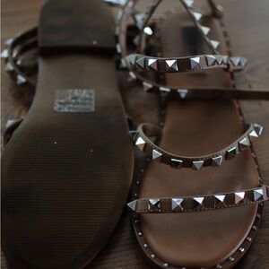 Steve madden studded sandals. 9.5 used a few times